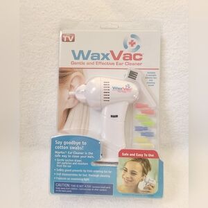 WaxVac Ear Cleaner Battery Operated Wax Remover Vacuum As Seen On TV NEW SEALED